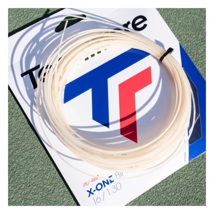 Corda Para Raquete Tecnifibre Encor Set X-One Biphase 1.30 Unissex - Branca