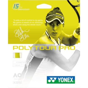 Corda Para Raquete Yonex Encor Poly Tour Pro 15º Aniversário Unissex - Amarela