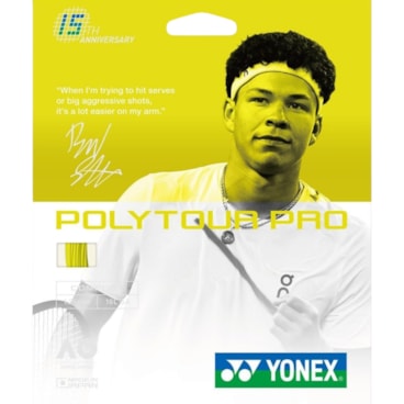 Corda Para Raquete Yonex Encor Poly Tour Pro 15º Aniversário Unissex - Amarela