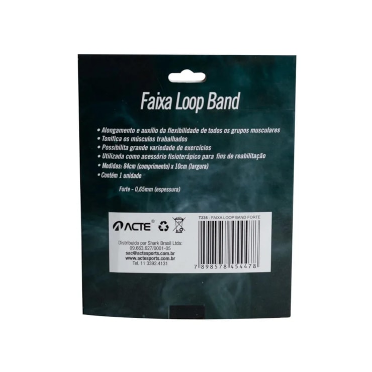 Faixa Acte Loop Band Forte Unissex - Cinza