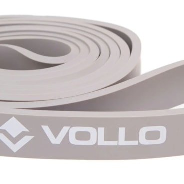 Faixa Elástica Vollo Super Band Extensor Leve 21Mm Unissex - Cinza