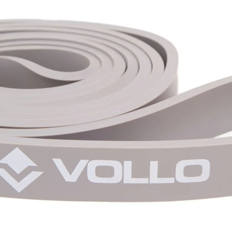 Faixa Elástica Vollo Super Band Extensor Leve 21Mm Unissex - Cinza