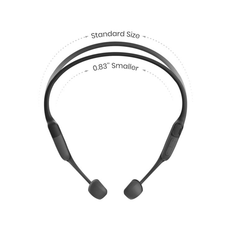 Fone De Ouvido Shokz Condução Óssea Openrun Air Mini Unissex Preto