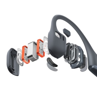 Fone De Ouvido Shokz  Condução Óssea OpenRun Pro 2 Unissex - Preto
