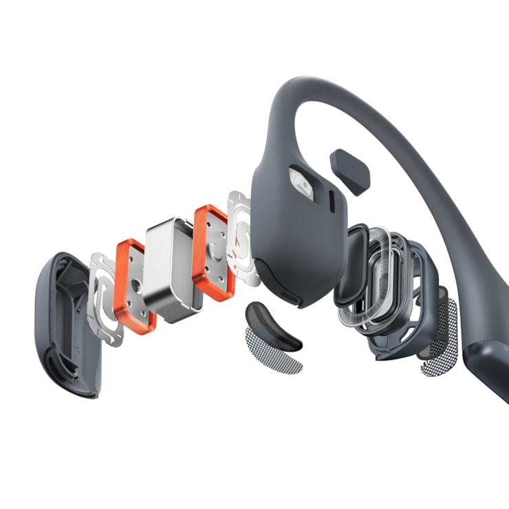 Fone De Ouvido Shokz  Condução Óssea OpenRun Pro 2 Unissex - Preto