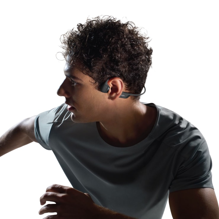 Fone De Ouvido Shokz  Condução Óssea OpenRun Pro 2 Unissex - Preto