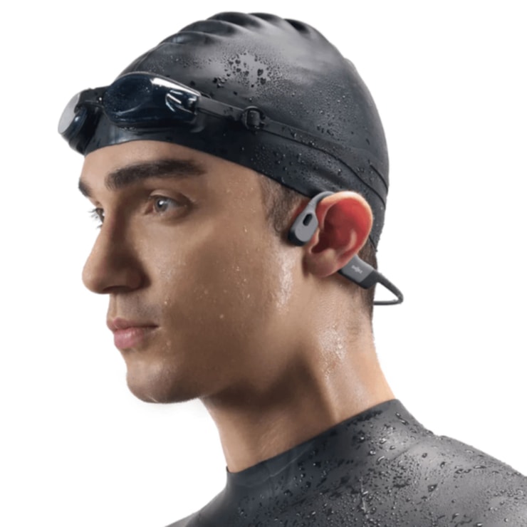 Fone De Ouvido Shokz De Condução Óssea Openswim Pro Unissex - Cinza