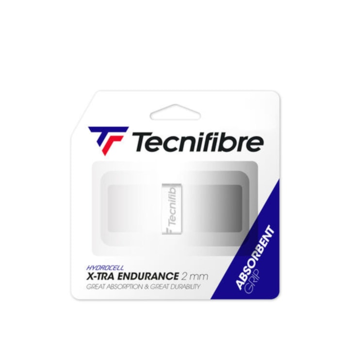 Grip Tecnifibre X-Tra Endurance X12 Unissex - Branco