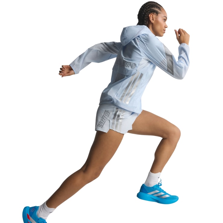 Jaqueta Adidas Adizero Ekiden Feminina - Azul