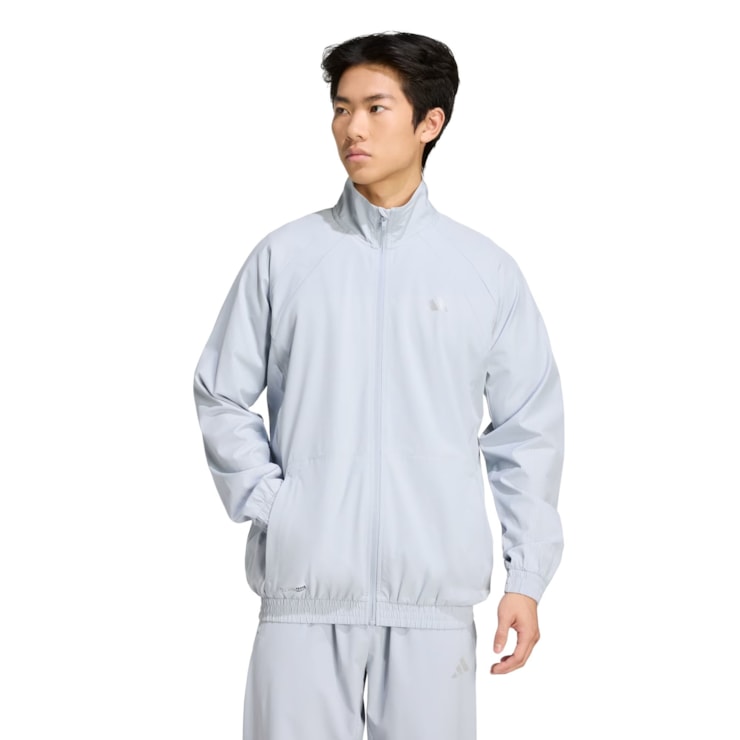 Jaqueta Adidas Tech Apparel Masculina - Cinza