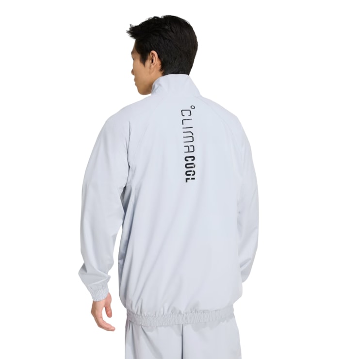 Jaqueta Adidas Tech Apparel Masculina - Cinza