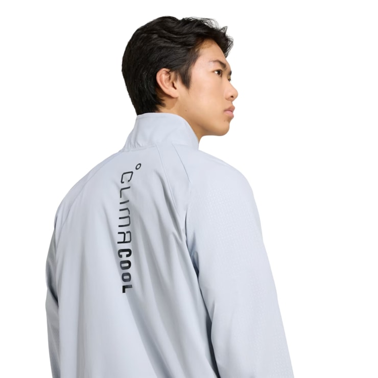Jaqueta Adidas Tech Apparel Masculina - Cinza