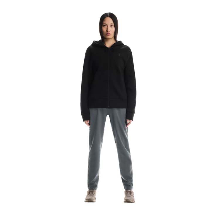 Jaqueta Com Capuz On Focus Tec Zip Hoodie Feminina - Preta