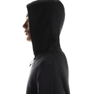 Jaqueta Com Capuz On Focus Tec Zip Hoodie Masculina - Preta