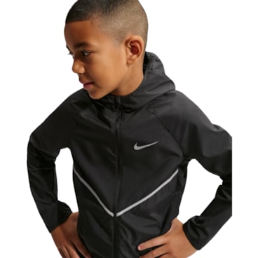 Jaqueta Nike Uv + Repel Miler Infantil - Preta