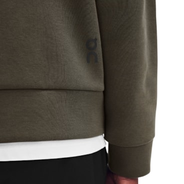 Jaqueta On Focus Tec Zip Hoodie Masculina - Verde Escuro