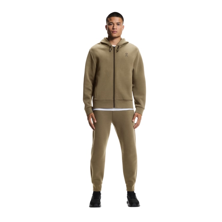 Jaqueta On Focus Tech Zip Hoodie Masculino - Caqui