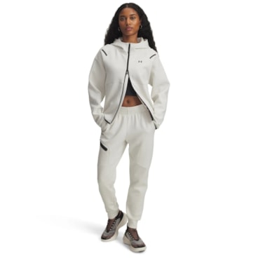 Jaqueta Under Armour Unstoppable Fleece Feminina - Branca