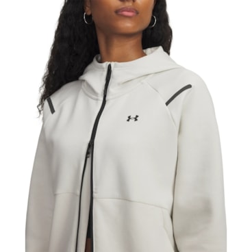 Jaqueta Under Armour Unstoppable Fleece Feminina - Branca