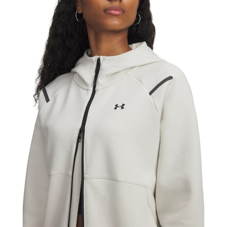 Jaqueta Under Armour Unstoppable Fleece Feminina - Branca
