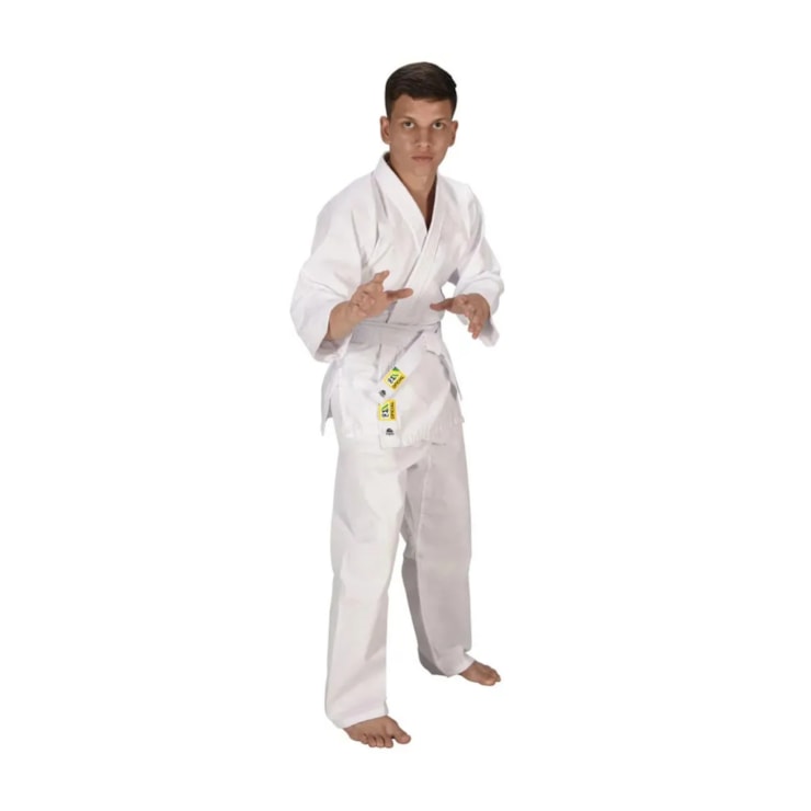Kimono Judô Mks CBJ Oficial Faixa Branco - Infantil