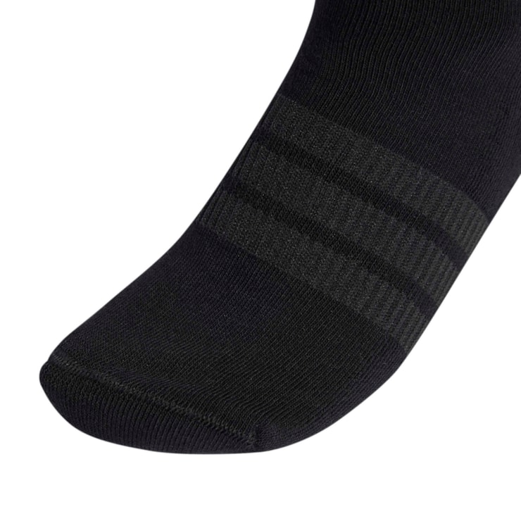 Kit Meia Adidas Cano Médio Essentials 3 Pares Unissex - Branca/Preta