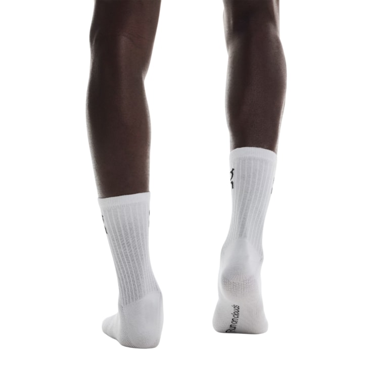 Kit Meia On Logo Sock High 3 Pares Unissex - Branca