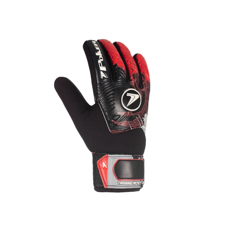 Luva de Goleiro Poker Training Infinity Infantil - Preto