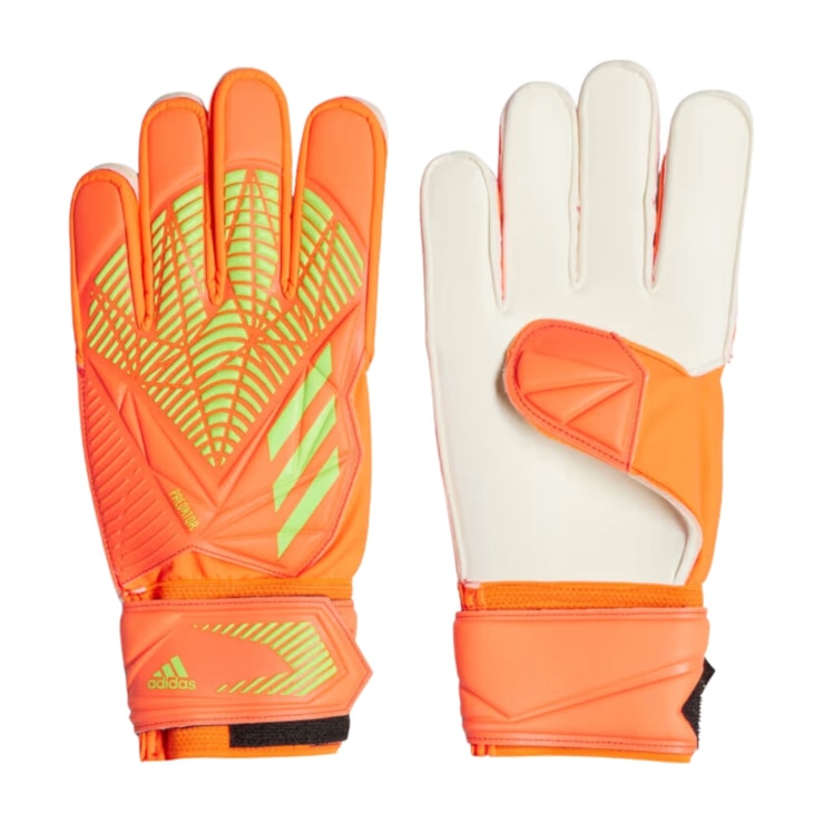 Luva Goleiro Adidas Predator Edge Match Masculina - Laranja