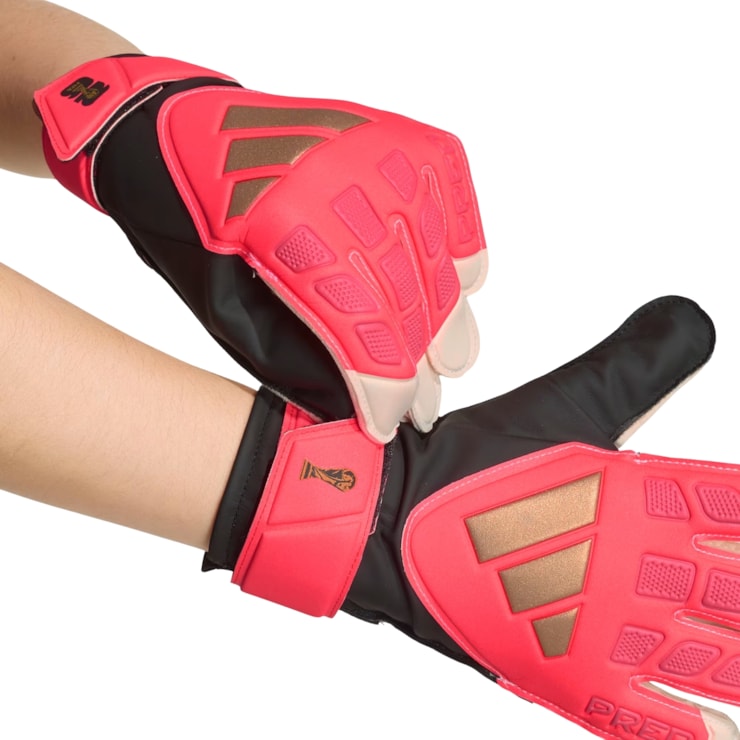 Luva Goleiro Adidas Predator Training Infantil - Rosa