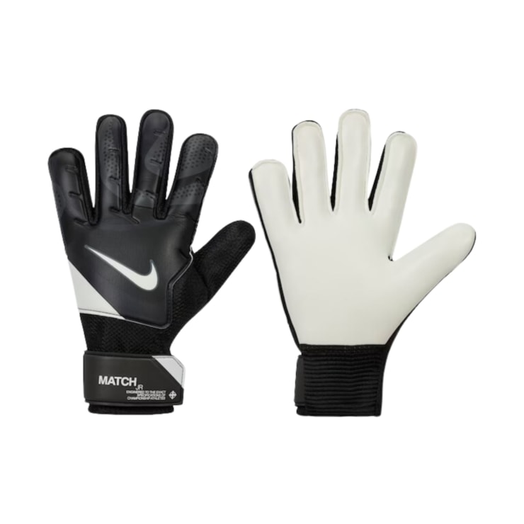 Luva Goleiro Nike Match Infantil - Preta/Cinza