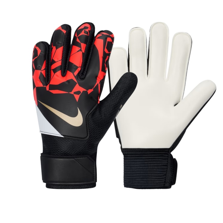 Luva Goleiro Nike Match Jr Infantil - Preta/Vermelha