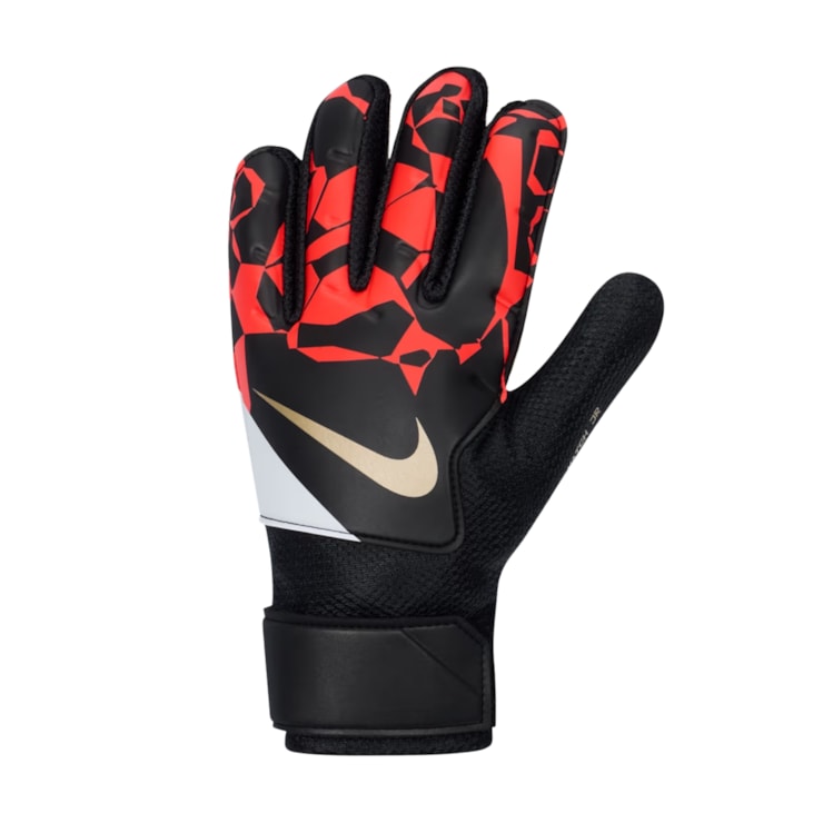Luva Goleiro Nike Match Jr Infantil - Preta/Vermelha