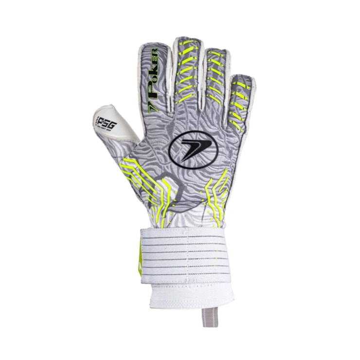 Luva Goleiro Poker Profissional+ Breath Unissex - Branca