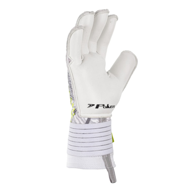 Luva Goleiro Poker Profissional+ Breath Unissex - Branca