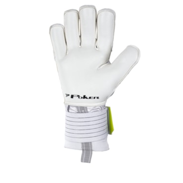 Luva Goleiro Poker Profissional+ Breath Unissex - Branca