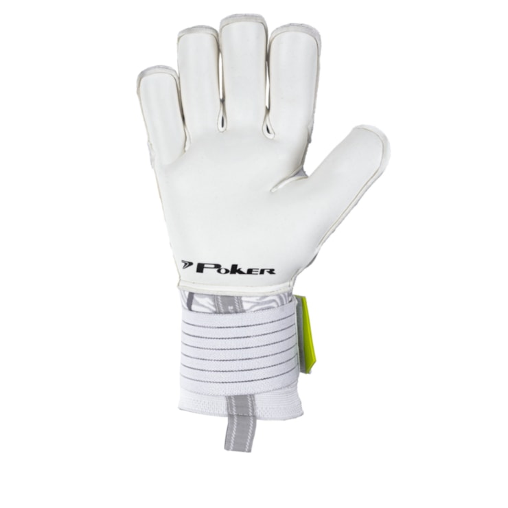 Luva Goleiro Poker Profissional+ Breath Unissex - Branca