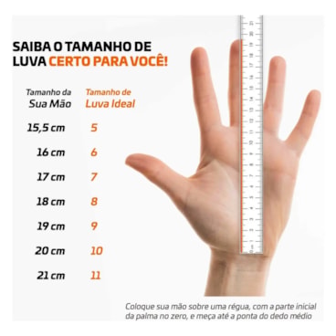 Luva Goleiro Poker Profissional Breath Unissex - Preta/Laranja