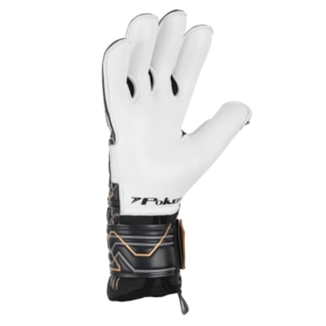 Luva Goleiro Poker Profissional Champion 9 Unissex - Preta/Dourada