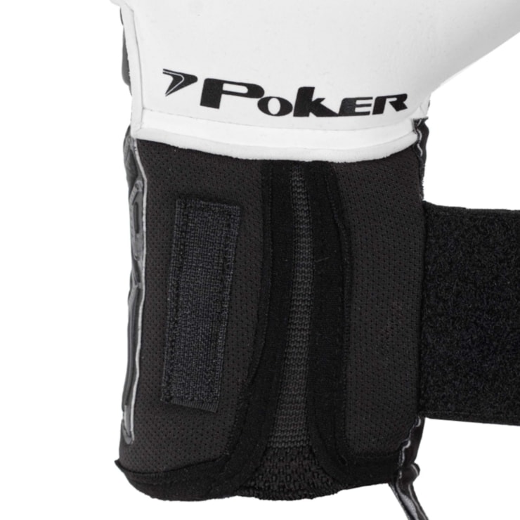 Luva Goleiro Poker Profissional Champion 9 Unissex - Preta/Dourada