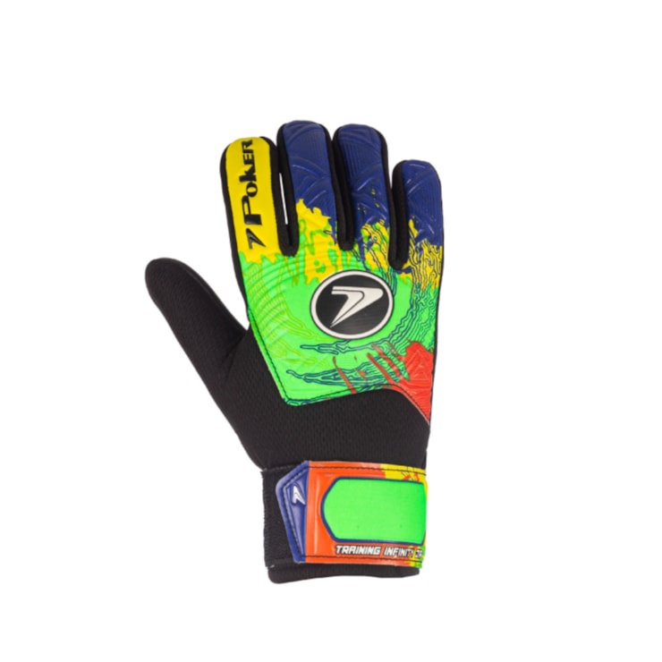 Luva Goleiro Poker Training Infinity Infantil - Preta/Verde