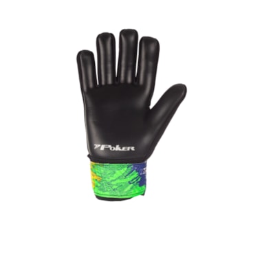 Luva Goleiro Poker Training Infinity Infantil - Preta/Verde