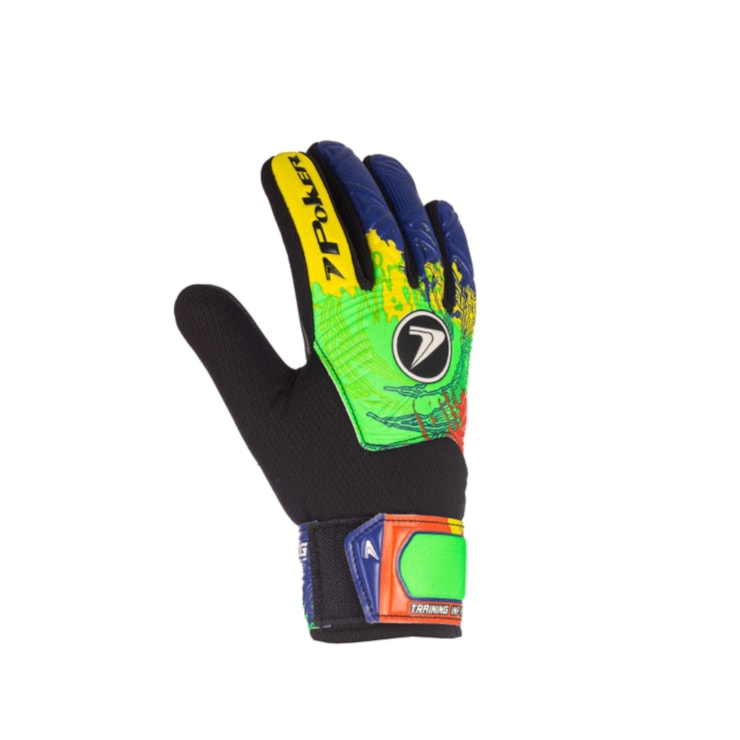 Luva Goleiro Poker Training Infinity Infantil - Preta/Verde