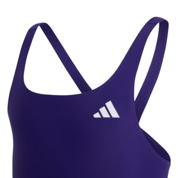 Maiô Adidas Maillot Essentials Costas V Infantil - Roxo