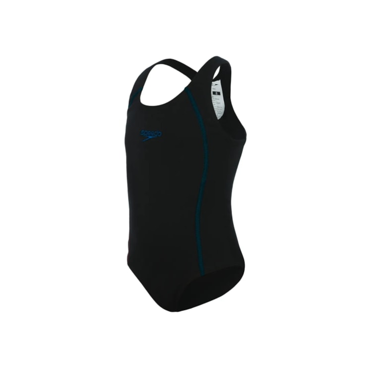 Maiô Speedo Acqua Basic Infantil - Preto