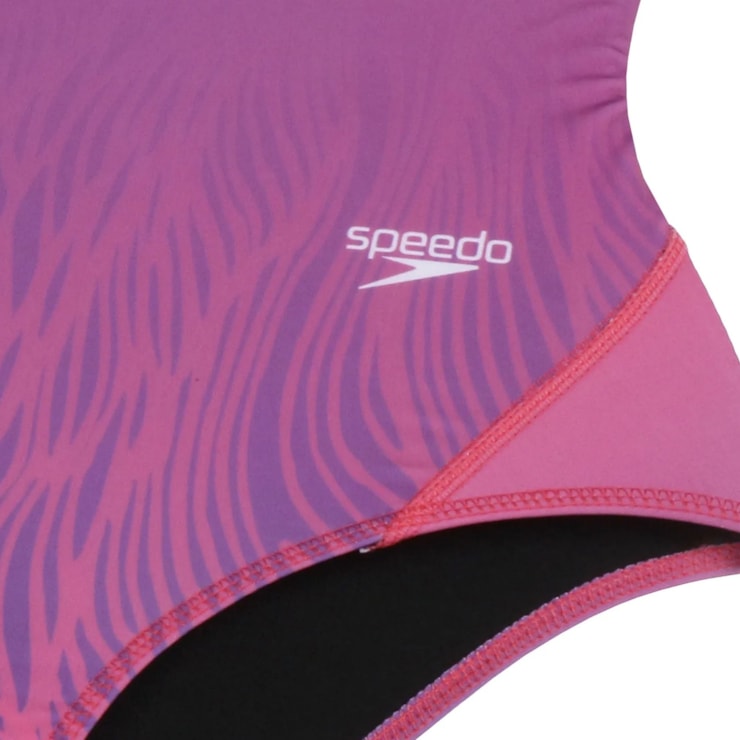 Maiô Speedo Alça Larga Net Feminino - Rosa Shock