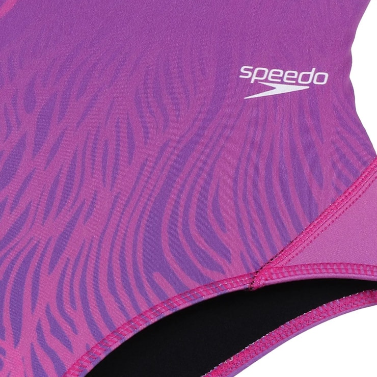 Maiô Speedo Alça Larga Net Infantil - Rosa Shock