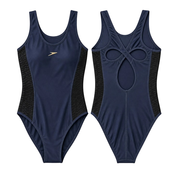 Maiô Speedo Infinity Nocturne Feminino - Azul Noturno