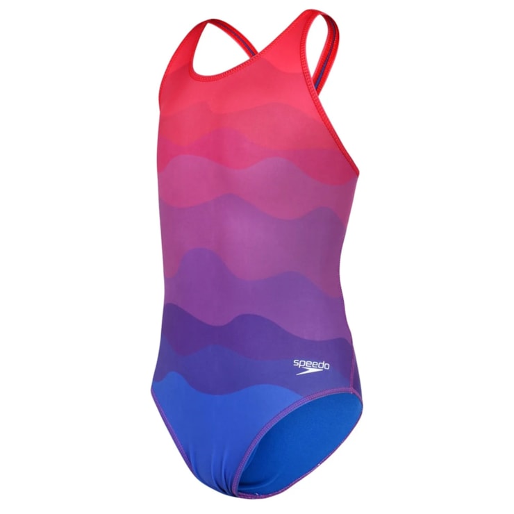 Maiô Speedo New Open Waves Infantil - Vermelho