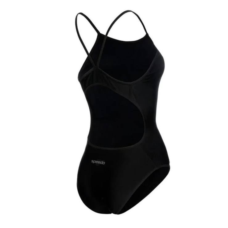 Maiô Speedo Skinny Feminino - Preto